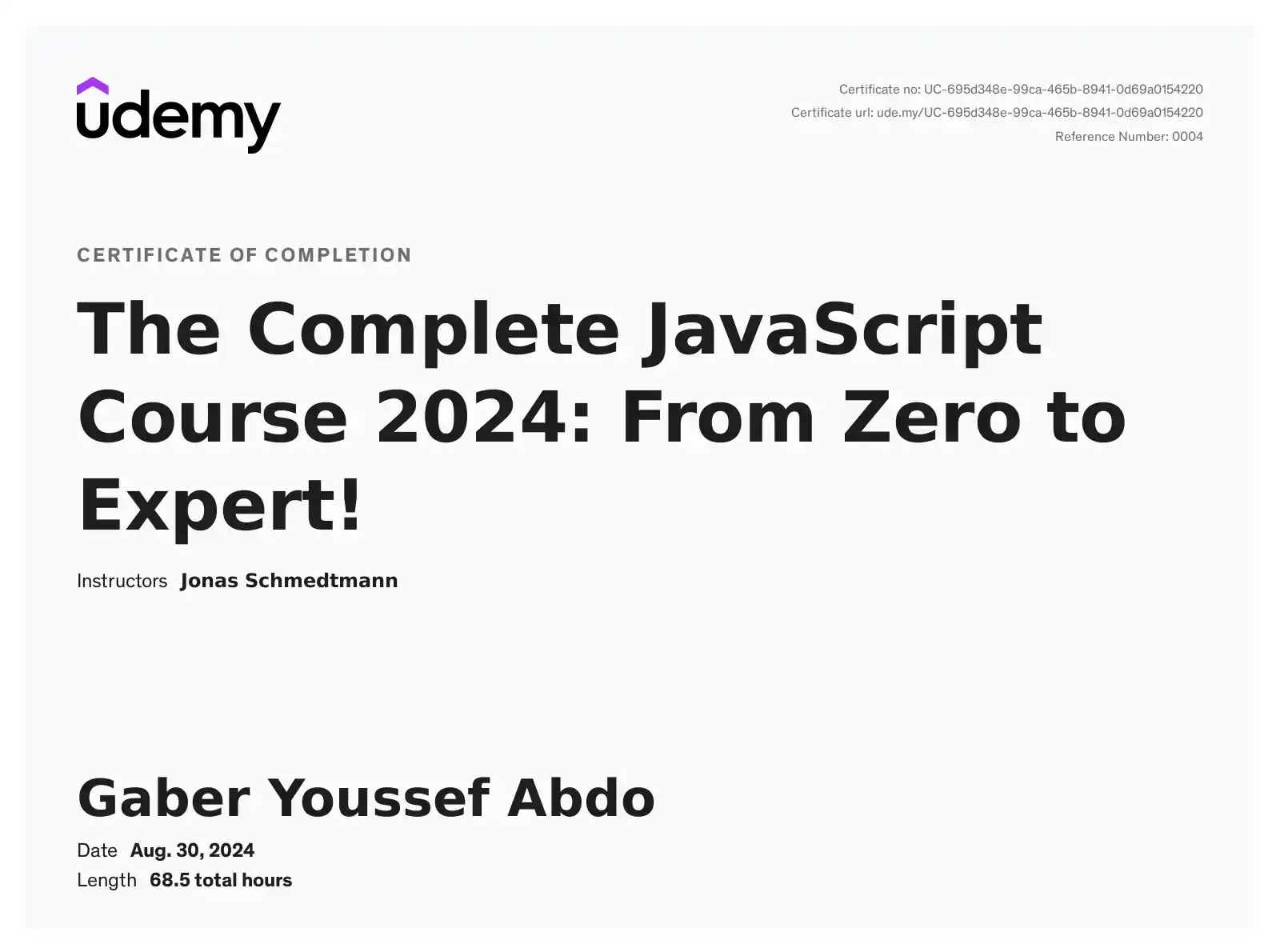 JavaScript and DOM Manipulation Professional Certificate